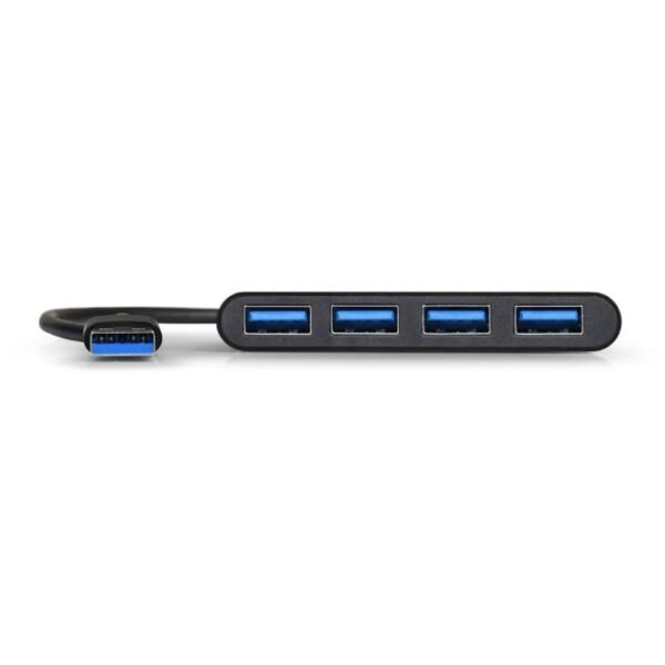 Port USB3.0 to 4 x USB3.0 5Gbps 4 Port Hub - Black - Image 4