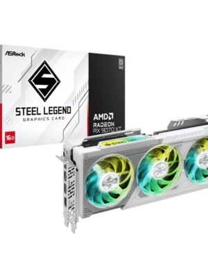 ASRock AMD Radeon RX 9070 XT Steel Legend 16GB Graphics Card