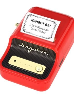 Niimbot B21 Portable Thermal Label Printer - Red