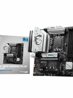 MSI B760M GAMING PLUS WIFI DDR5 Intel LGA1700 M-ATX Gaming Motherboard