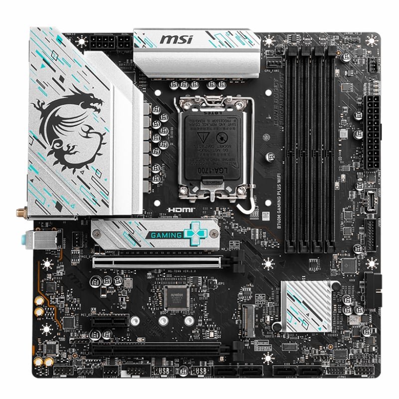 MSI B760M GAMING PLUS WIFI DDR5 Intel LGA1700 M-ATX Gaming Motherboard - Image 2