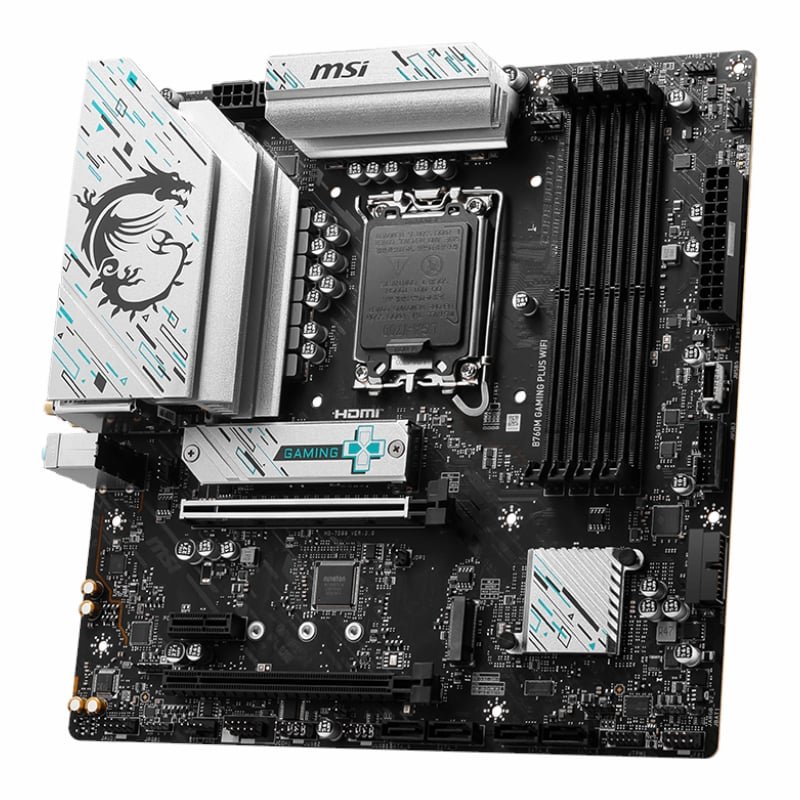 MSI B760M GAMING PLUS WIFI DDR5 Intel LGA1700 M-ATX Gaming Motherboard - Image 3