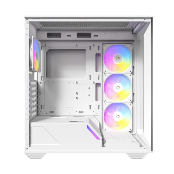 Antec C3 ARGB ATX | Micro-ATX | ITX ARGB Mid-Tower Gaming Chassis – White - Image 6