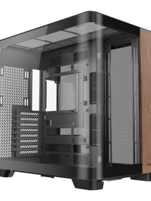 Antec C8 Curved Wood E-ATX | ATX | Micro-ATX | ITX Dual Chamber Gaming Chassis - Black