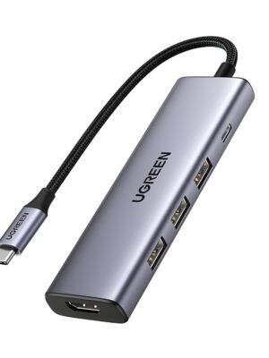 UGREEN Revodok 5-in-1 Type-C Hub | 4K HDMI | Type-C | USB3.0
