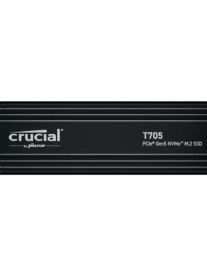 Crucial T705 4TB M.2 NVMe Gen5 with Heatsink NAND SSD