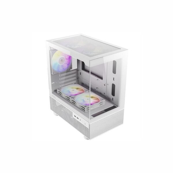 Antec CX200M Elite Micro-ATX | ITX RGB Mini-Tower Gaming Chassis - White - Image 2