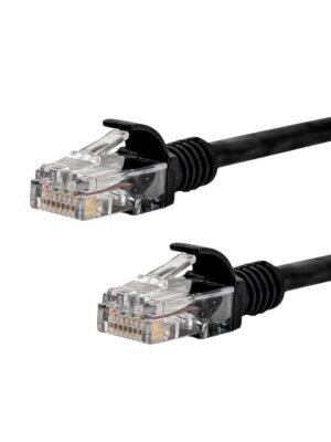 Gizzu Cat6 UTP Fly Lead Ethernet Network Cable 2m – Black
