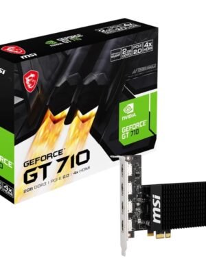 MSI Nvidia GeForce GT 710 2GD3H 2GB 64-BIT 4x HDMI Graphics Card