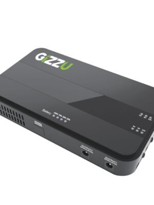 GIZZU 36W 32Wh 8800mAh Mini Dual DC UPS Lithium - Black