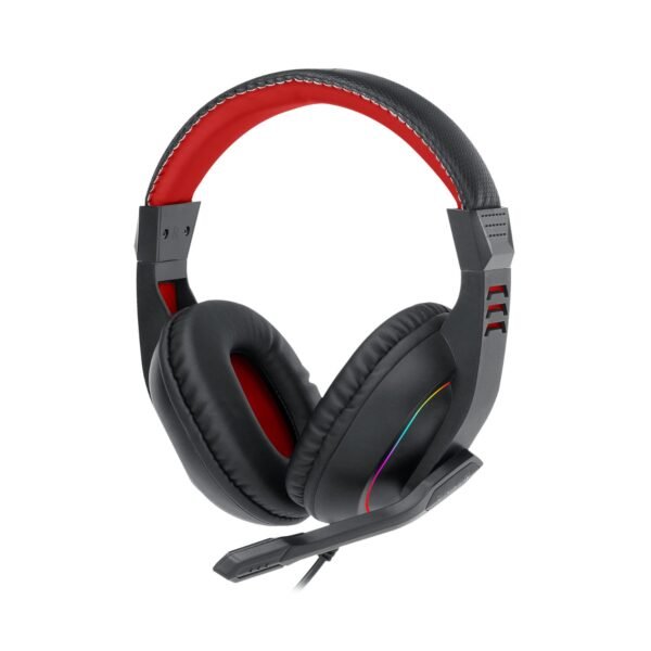 Redragon Over-Ear ARES Aux RGB Gaming Headset - Black - Image 2