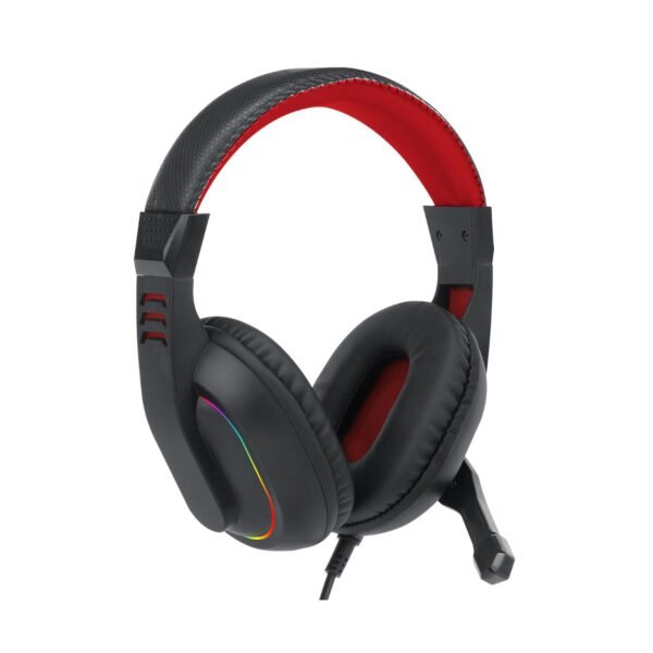 Redragon Over-Ear ARES Aux RGB Gaming Headset - Black - Image 3