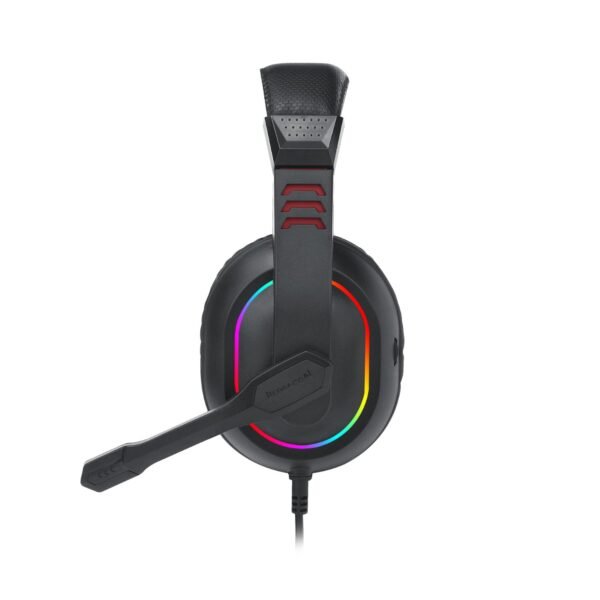 Redragon Over-Ear ARES Aux RGB Gaming Headset - Black - Image 5