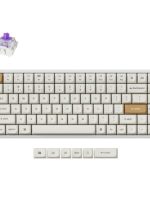 Keychron K2 HE Wireless Special Edition Magnetic Custom Keyboard | NEBULA Switch – White