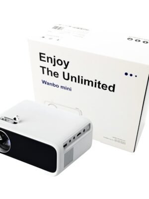 WANBO MINI PRO 720p 250ANSI Android 9.0 Smart Projector - White