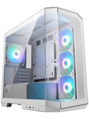 MSI MAG PANO M100R PZ M-ATX ARGB Gaming Chassis - White