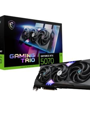 MSI GeForce RTX 5070 GAMING TRIO OC 12GB Graphics Card – Black