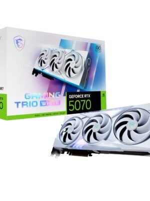 MSI GeForce RTX 5070 GAMING TRIO OC 12GB Graphics Card – White