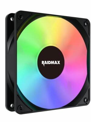 Raidmax NVX120FBDC4 120mm 3pin ARGB 4in1 Fan - Black