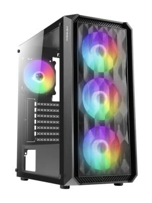 Antec NX292 ATX | Micro-ATX | ITX ARGB Mid-Tower Gaming Chassis - Black