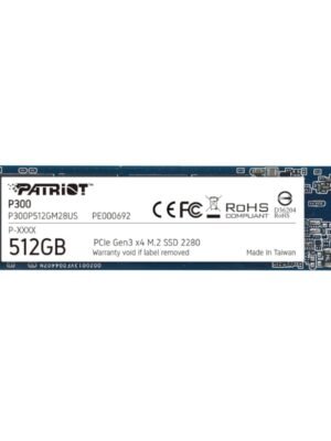 Patriot P300 512GB M.2 PCIe NVMe SSD