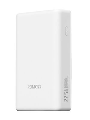 Romoss PAC20 20000mAh 22.5W Fast Charge Power Bank – White