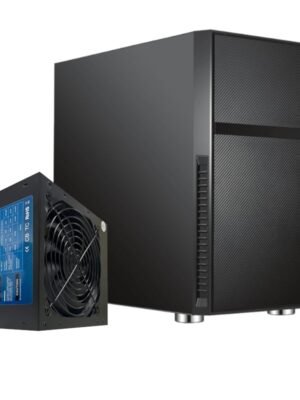 PCBuilder Black Box Micro-ATX Chassis + 300W PSU