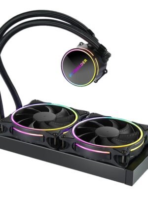 PCBuilder Hydro Chill 240MM AIO Liquid CPU Cooler ARGB