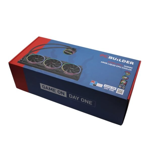 PCBuilder Hydro Chill 360MM AIO Liquid CPU Cooler ARGB - Image 4