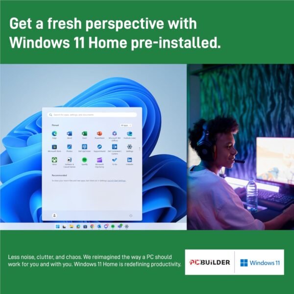 PCBuilder AMD Ryzen 7 5700G HOME MASTER Windows 11 Desktop PC - Image 8