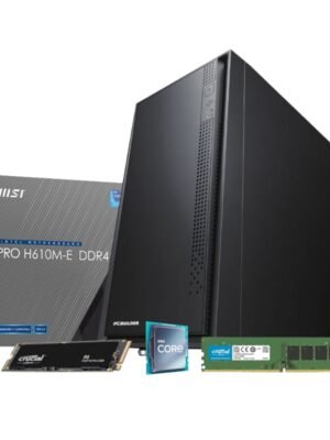 PCBuilder Intel i5-12400 OFFICE MASTER Core Windows 11 Pro Desktop PC