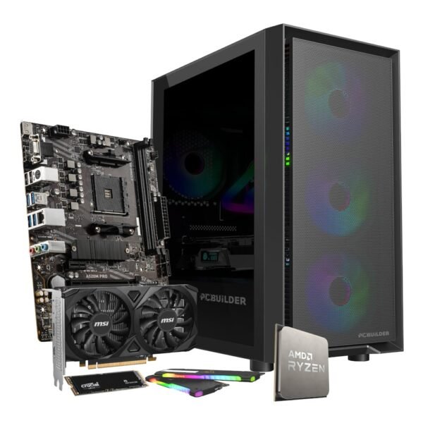 PCBuilder Ryzen 5 5500 SCOUT Windows 11 Gaming PC - Image 9