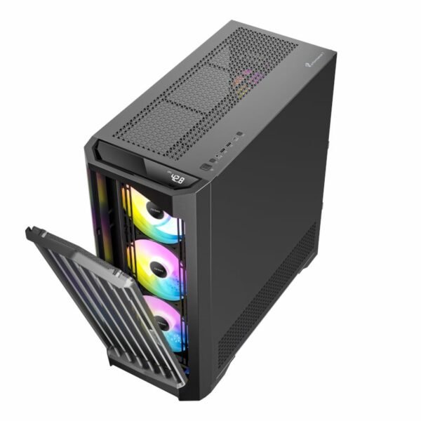 Antec Performance FT1 E-ATX |ATX |M-ATX | ITX ARGB Full-Tower Gaming Chassis - Black - Image 11