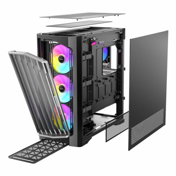 Antec Performance FT1 E-ATX |ATX |M-ATX | ITX ARGB Full-Tower Gaming Chassis - Black - Image 12