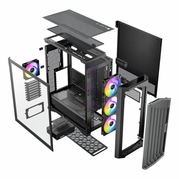 Antec Performance FT1 E-ATX |ATX |M-ATX | ITX ARGB Full-Tower Gaming Chassis - Black - Image 13