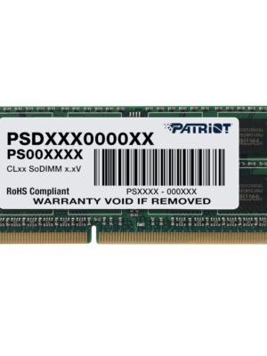 Patriot Signature Line 8GB 1600MHz DDR3 Dual Rank SODIMM Notebook Memory