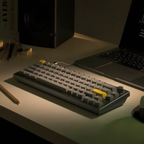 Keychron Q2 65% Red G Pro Switches Aluminium RGB Wired Keyboard - Grey - Image 3
