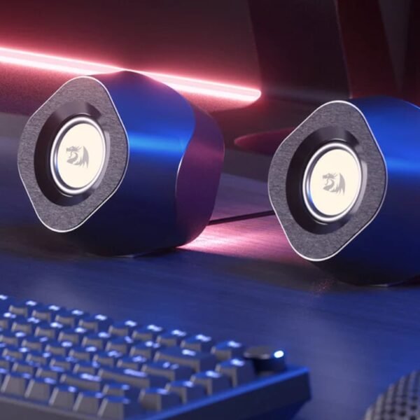 REDRAGON 2.0 KAIDAS PC Gaming Speaker - Black - Image 4