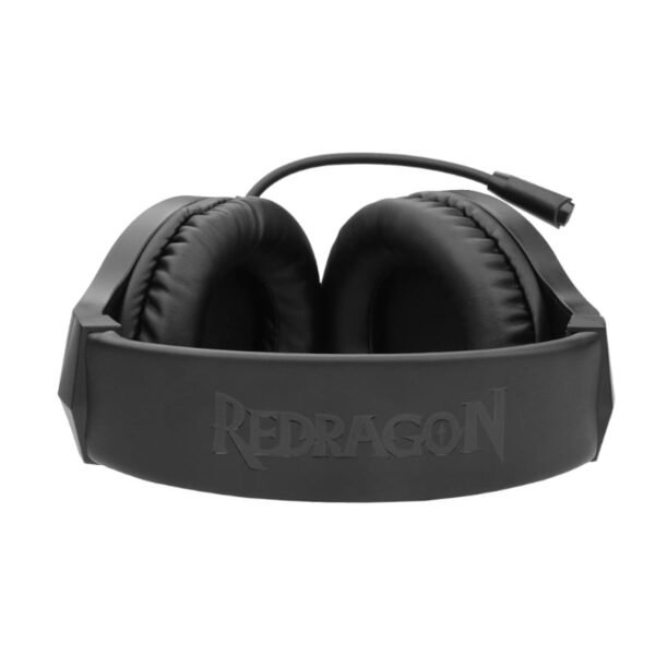 REDRAGON Over-Ear HYLAS Aux (Mic and Headset)|USB (Power Only)RGB Gaming Headset - Black - Image 6