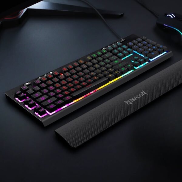 Redragon SHIVA K512 RGB Gaming Keyboard – Black - Image 4