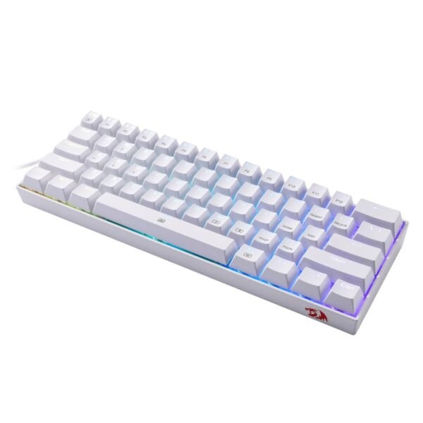 REDRAGON DRAGONBORN Wired Mechanical Keyboard RGB67Key Design - White - Image 3