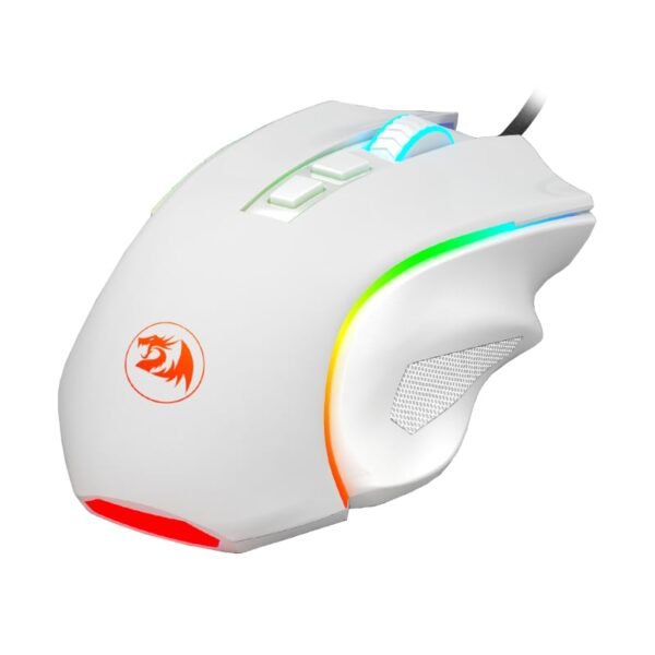 REDRAGON GRIFFIN 7200DPI Gaming Mouse - White - Image 3