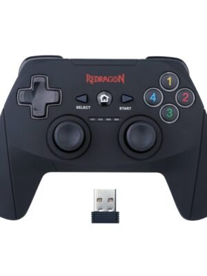Redragon HARROW Wireless X/D-input(Digital/Analog) PC Controller - Black