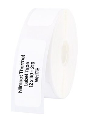NIIMBOT D11/D110/D101/H1S Thermal Label 12x30mm - 210 Labels Per Roll - White