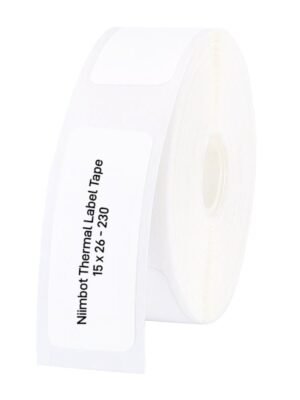 NIIMBOT D11/D110/D101/H1S Thermal Label 15x26mm - 230 Labels Per Roll - White