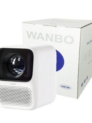 WANBO T2 MAX 1080P 450ANSI Android 9.0 Smart Projector - White