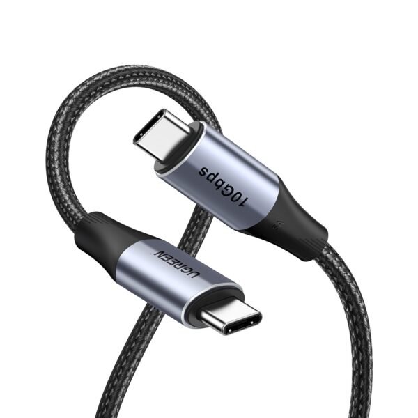 UGREEN Gen2 Type-C Male to Male Data Cable – 240W Fast Charging | 10Gbps | 4K - Image 2