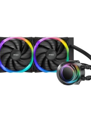 Antec Vortex 240 ARGB CPU Liquid Cooler Black