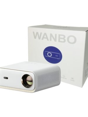 WANBO X2 MAX 1080P 450ANSI Android 9.0 Smart Projector - White
