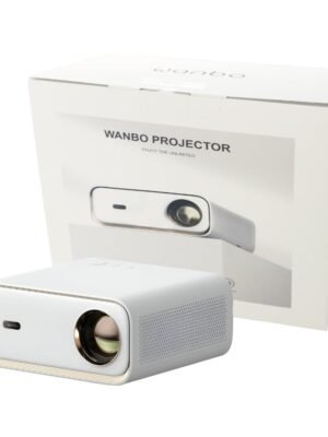 WANBO X5 1080P 1100ANSI Android 9.0 Smart Projector - White